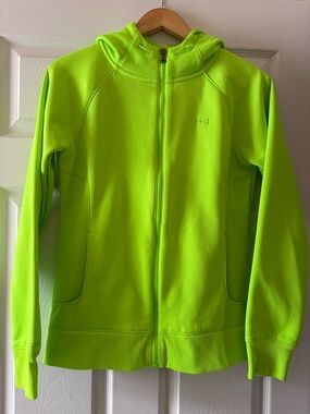 Under Armour Neon Lime Full-Zip Hoodie